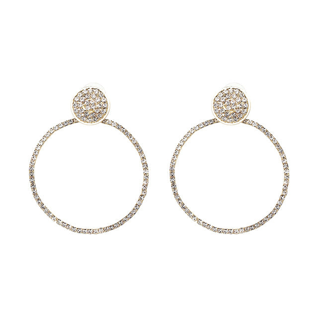 Round Patterned Earrings