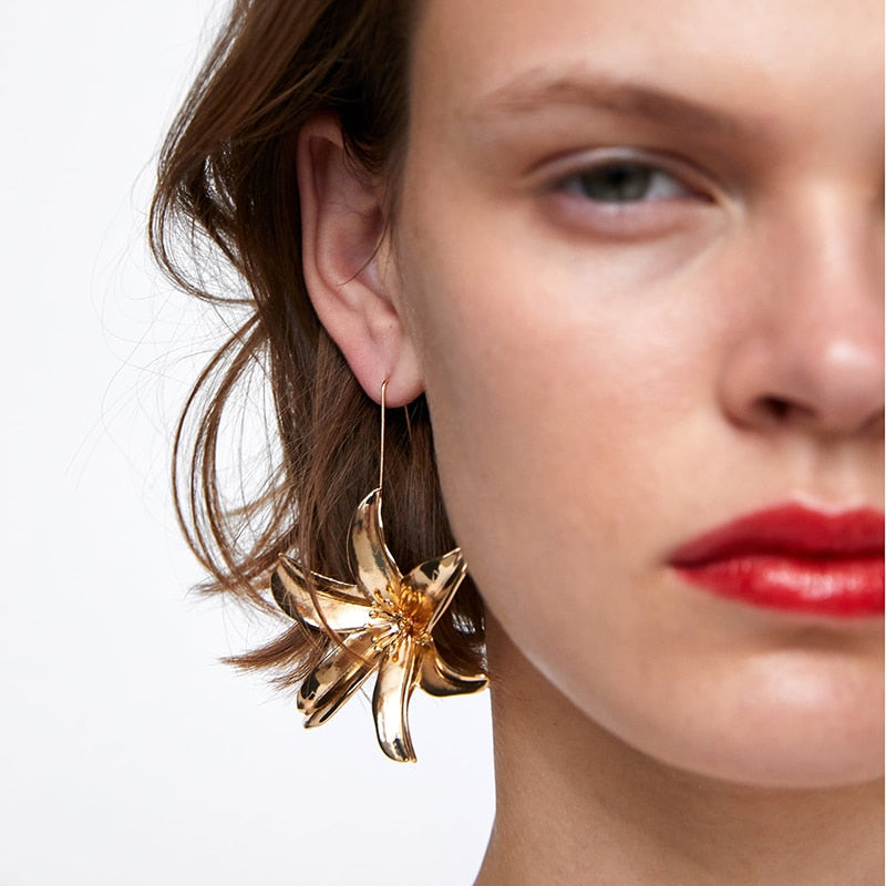 Round Patterned Earrings