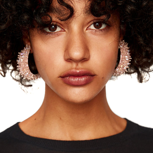 Round Patterned Earrings