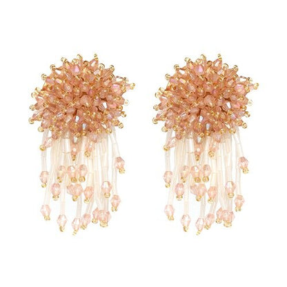 Round Patterned Earrings
