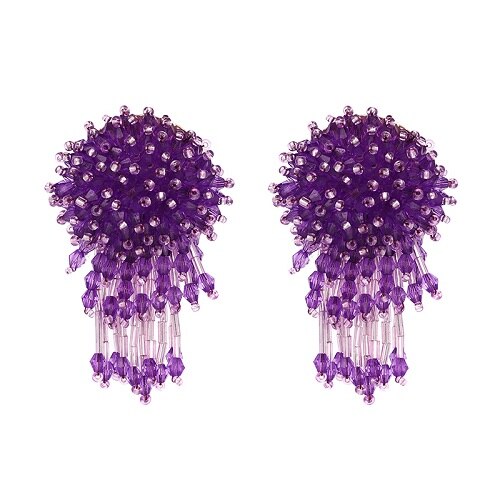 Round Patterned Earrings
