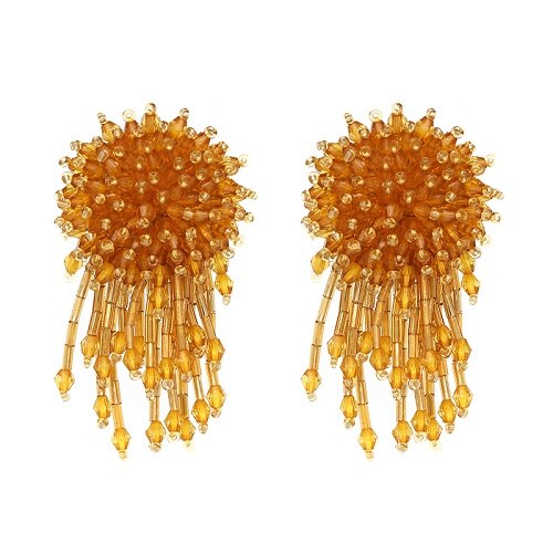 Round Patterned Earrings