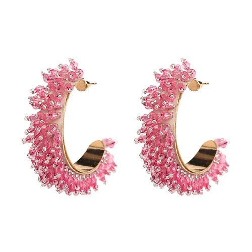 Round Patterned Earrings