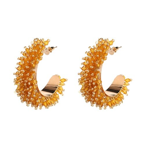 Round Patterned Earrings