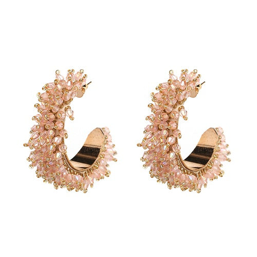 Round Patterned Earrings