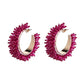 Round Patterned Earrings