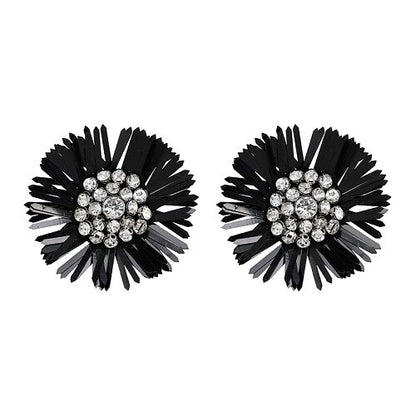 Round Patterned Earrings