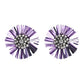 Round Patterned Earrings