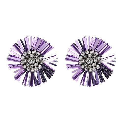 Round Patterned Earrings