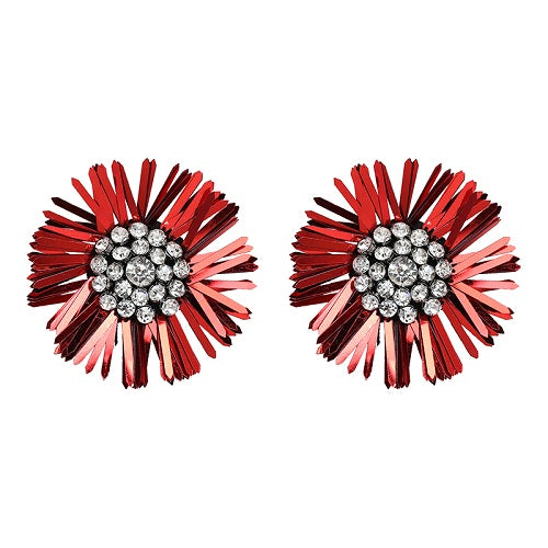 Round Patterned Earrings