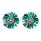 Round Patterned Earrings