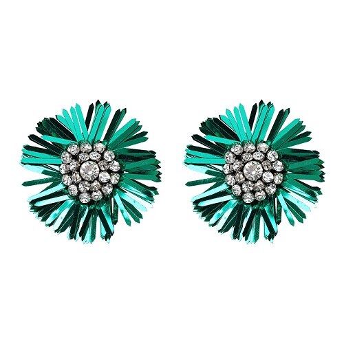 Round Patterned Earrings