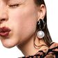 Round Patterned Earrings