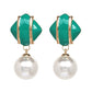 Round Patterned Earrings