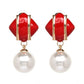 Round Patterned Earrings