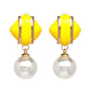 Round Patterned Earrings