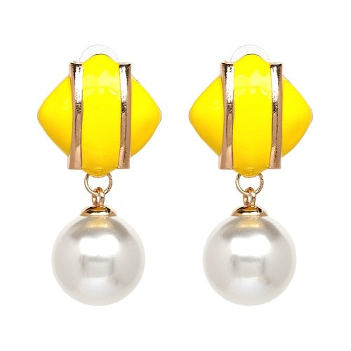 Round Patterned Earrings