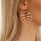 Round Patterned Earrings