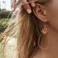 Round Patterned Earrings