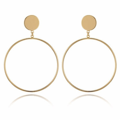 Round Patterned Earrings