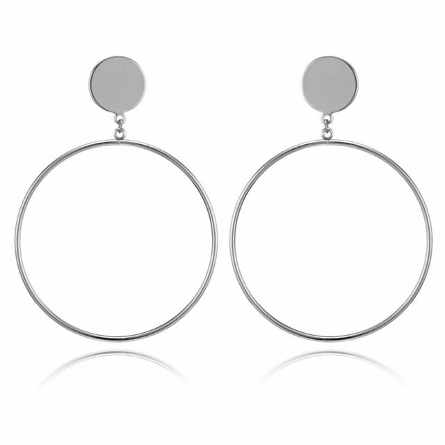 Round Patterned Earrings
