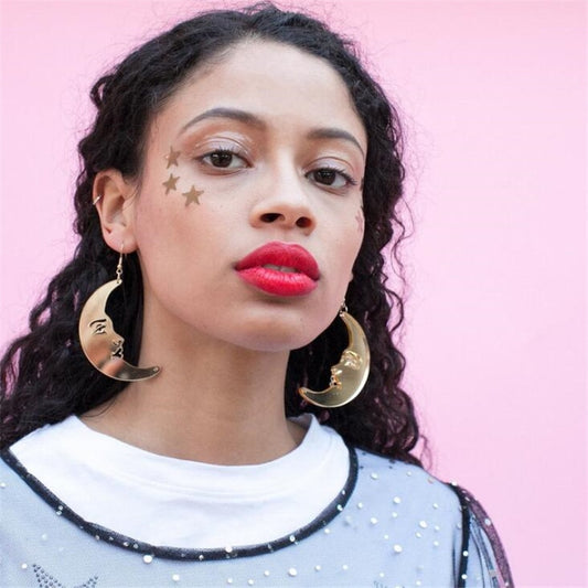 Round Patterned Earrings
