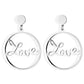 Round Patterned Earrings