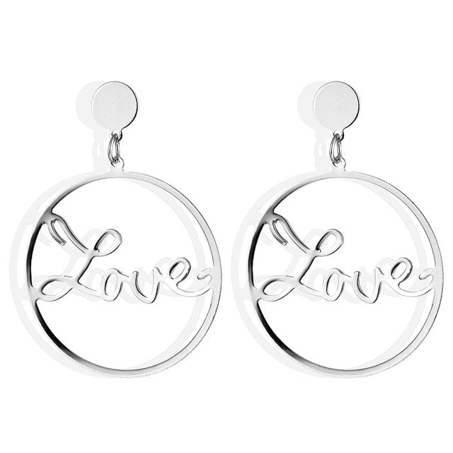 Round Patterned Earrings