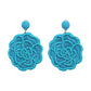 Round Patterned Earrings