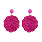 Round Patterned Earrings
