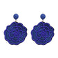 Round Patterned Earrings