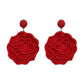 Round Patterned Earrings