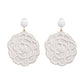 Round Patterned Earrings