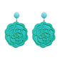 Round Patterned Earrings