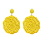 Round Patterned Earrings