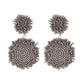 Round Patterned Earrings