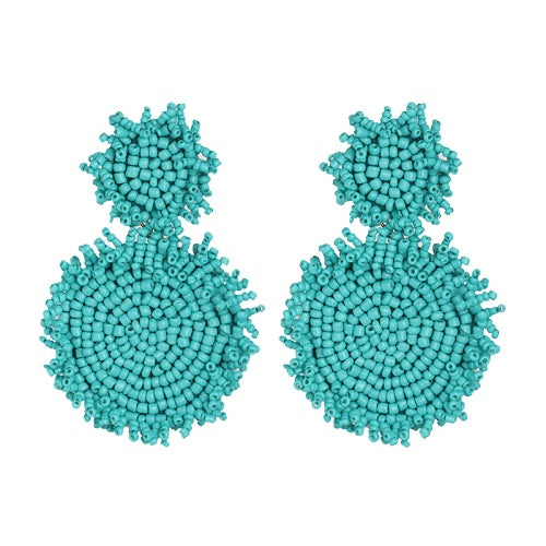 Round Patterned Earrings