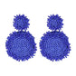 Round Patterned Earrings