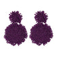 Round Patterned Earrings