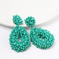 Round Patterned Earrings