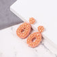 Round Patterned Earrings