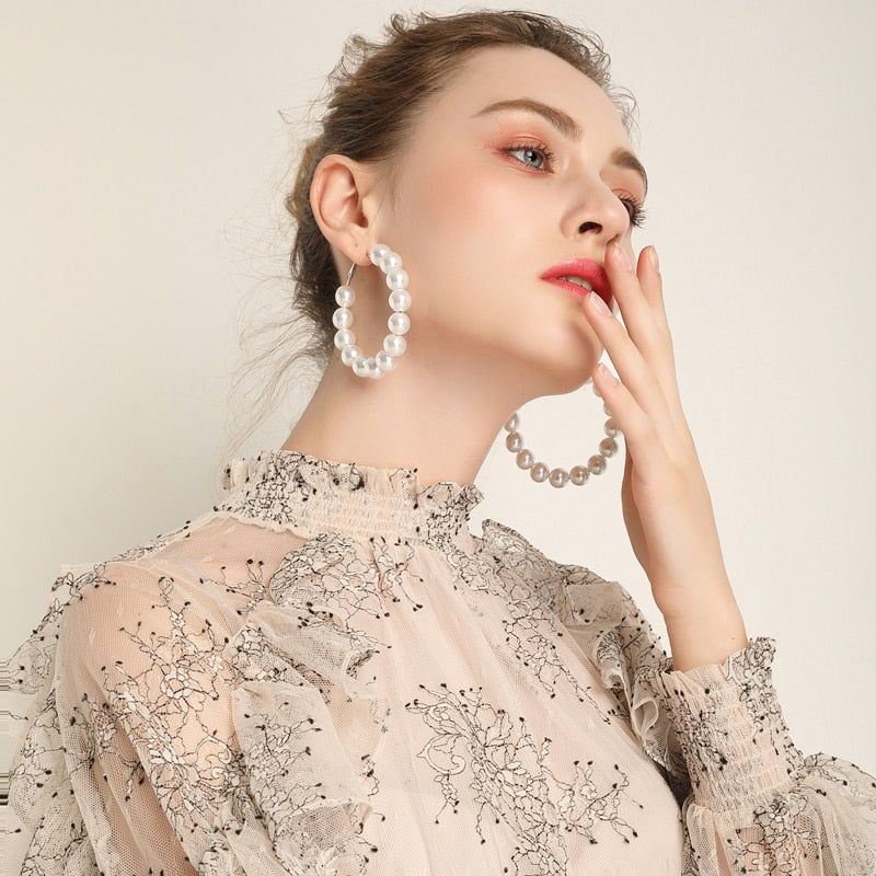 Round Patterned Earrings