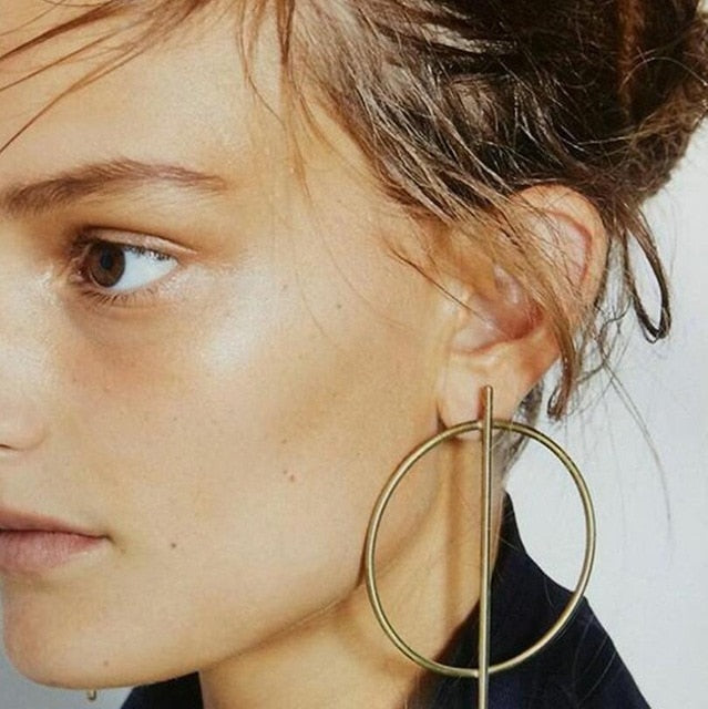 Round Patterned Earrings