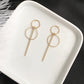 Round Patterned Earrings