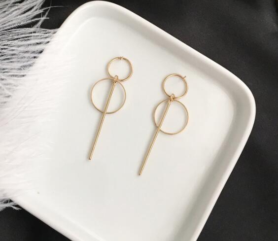 Round Patterned Earrings